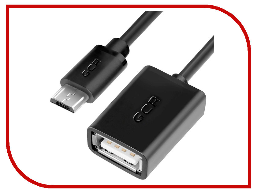 

Аксессуар Greenconnect OTG Micro USB - USB 2.0 AF 0.3m Black GCR-MB4AF-AA2S-0.3m