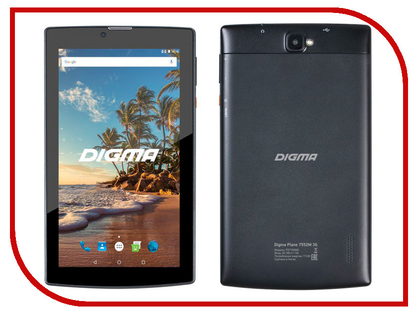 

Планшет Digma Plane 7552M 3G
