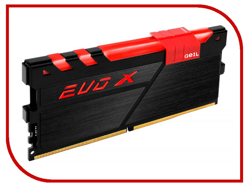 

Модуль памяти GeIL EVO X DDR4 DIMM 3000MHz PC4-24000 CL16 - 4Gb GEXG44GB3000C16ASC