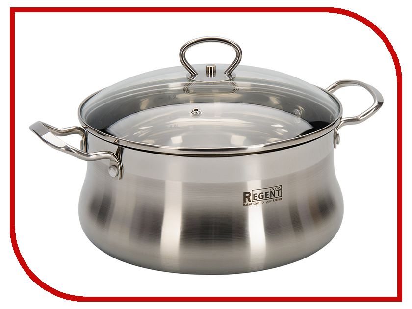 

Кастрюля Regent Inox Bella 4.9L 24x12cm 93-BEv-05