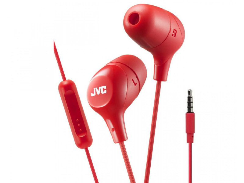 

Наушники JVC HA-FX38M Red, HA-FX38M-R-E