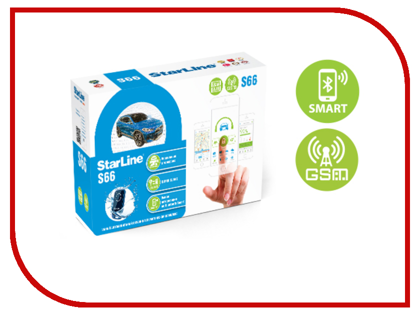 

Сигнализация StarLine S66 BT 2Can+2Lin Gsm