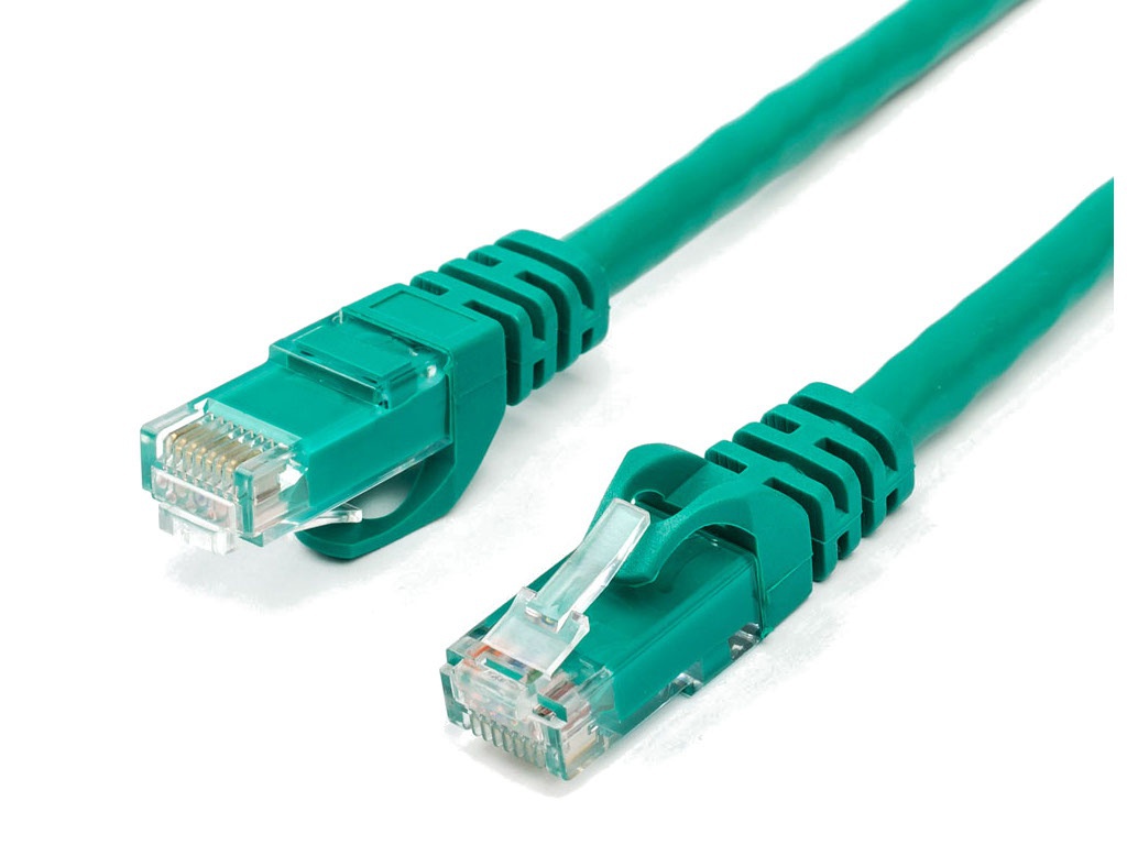 

Сетевой кабель ATcom UTP cat.6 RJ45 0.5m Green AT9501, UTP cat.6