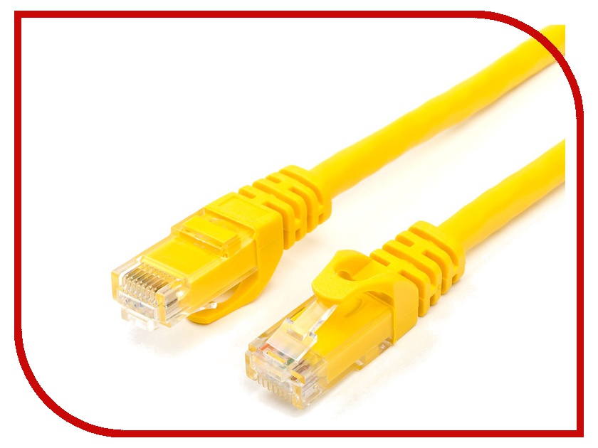 

Сетевой кабель ATcom UTP cat.6 RJ45 2m Yellow AT0202, UTP cat.6