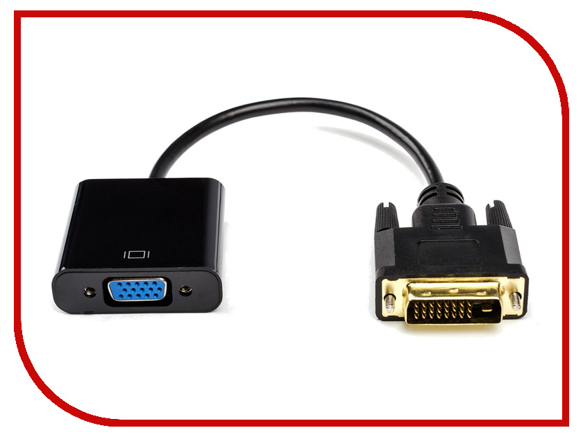 фото Аксессуар ATcom DVI-D Dual Link/M - VGA/F 0.1m AT9214