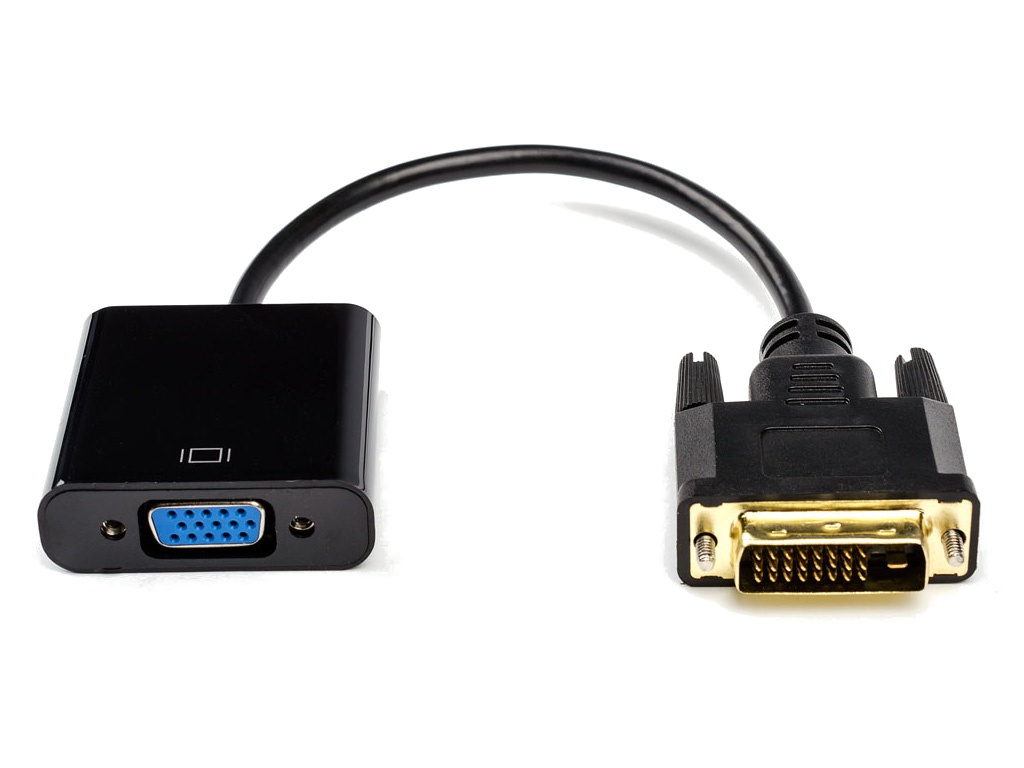 Аксессуар ATcom DVI-D Dual Link/M - VGA/F 0.1m AT9214