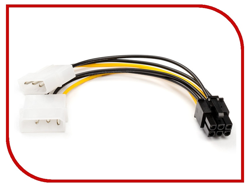 

Аксессуар Кабель ATcom 6-pin - 2x Molex AT6185