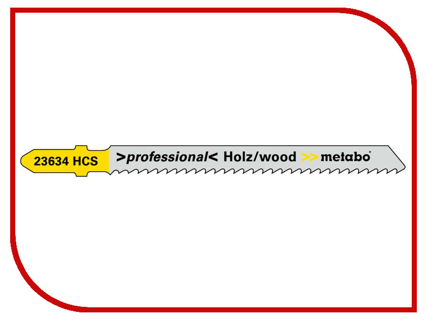 

Пилка Metabo T101B 72x2.5mm HCS 5шт 623634000