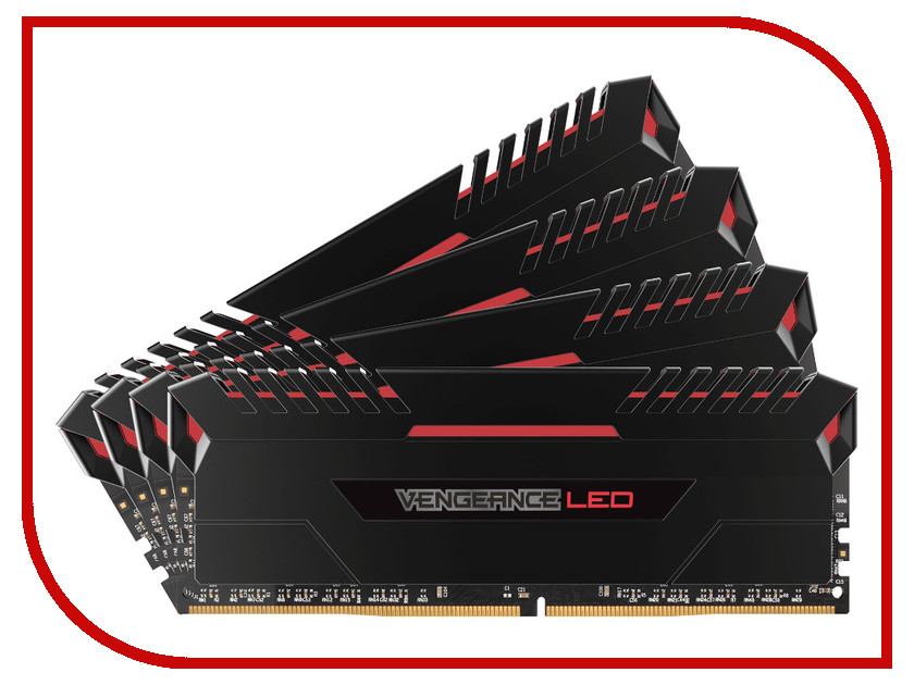 

Модуль памяти Corsair Vengeance LED DDR4 DIMM 3000MHz PC4-24000 CL15 - 64Gb KIT (4x16Gb) CMU64GX4M4C3000C15R