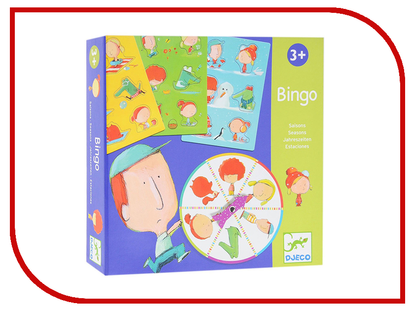 

Настольная игра Djeco Бинго - Времена года 08114