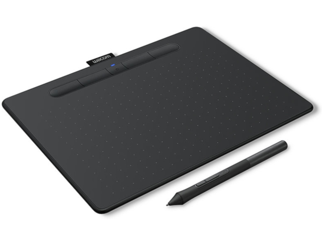 Графический планшет Wacom Intuos M Bluetooth Black CTL-6100WLK-N графический планшет one by wacom medium черный красный ctl 672 n