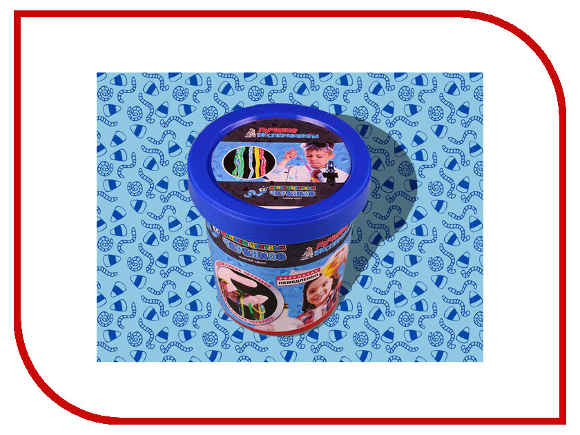 

Игра Bumbaram Юный Химик Делаем цветных червяков Blue Х046