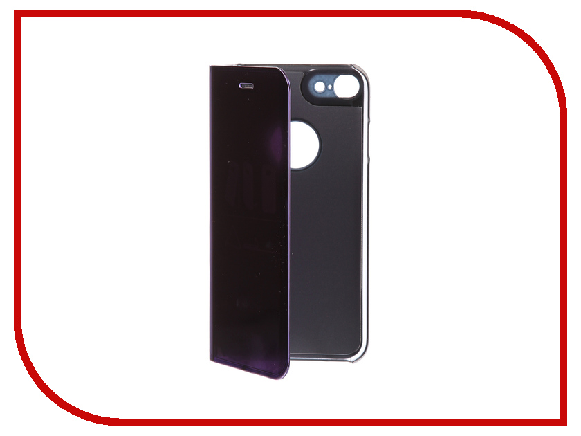 

Аксессуар Чехол Zibelino Clear View для Apple iPhone 7 / 8 Purple ZCV-APL-7-PUR