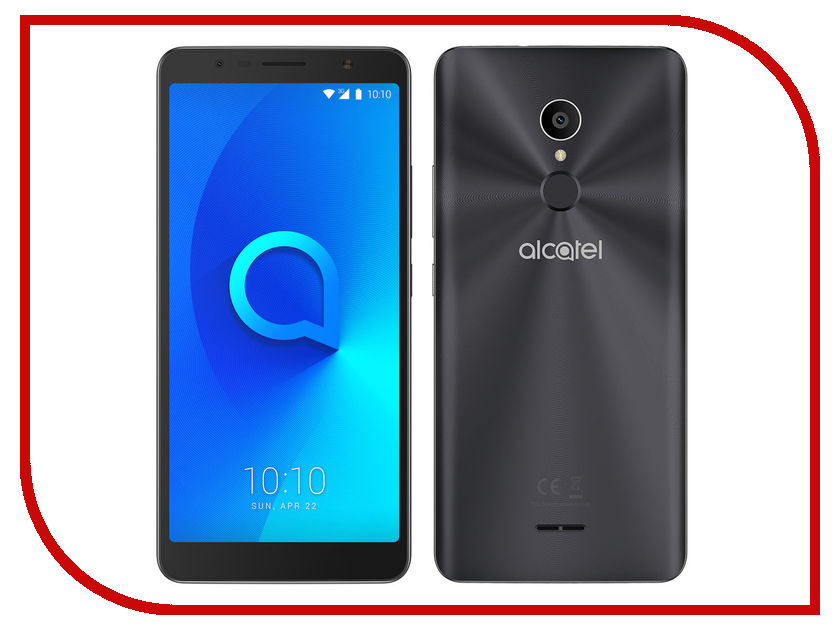 

Сотовый телефон Alcatel OneTouch 5026D 3C Metallic Black, 5026D 3C
