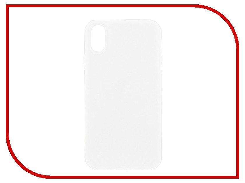 

Аксессуар Накладка силиконовая Krutoff для Apple iPhone X White 11927