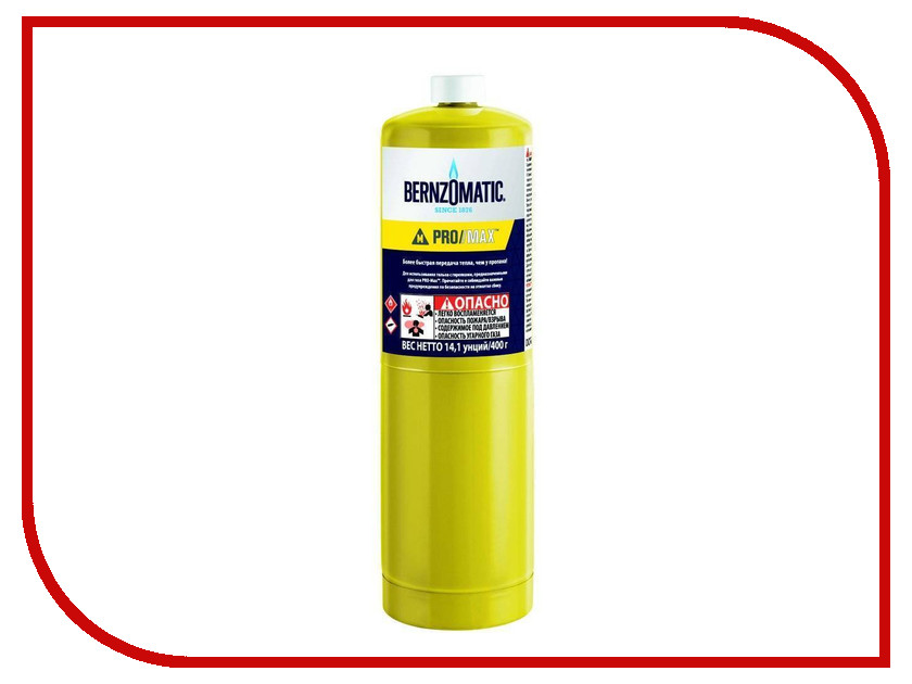 

Газовый баллон BernzOmatic Pro Max 400g