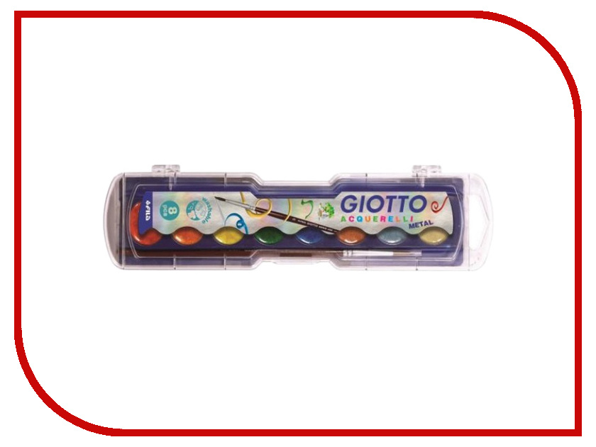 

Набор Giotto Акварель полусухая 8 цветов Metallic 331100