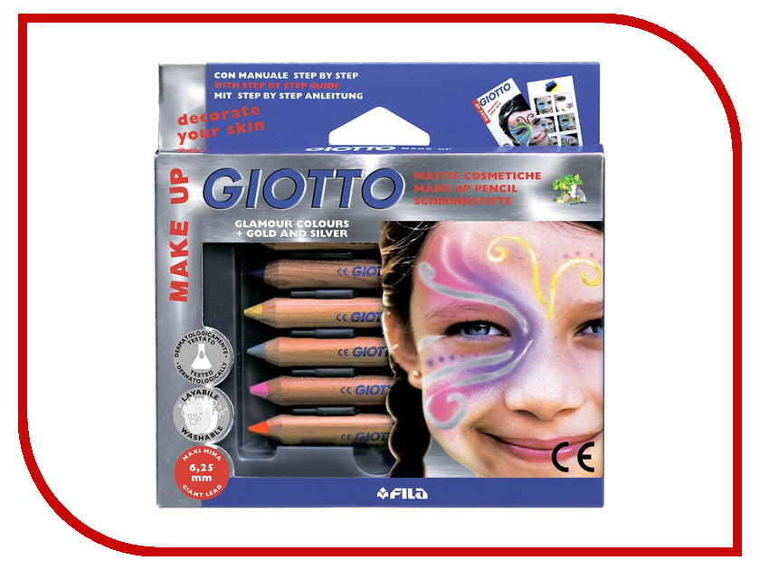 

Набор Giotto Make Up Matite Glamour Набор карандашей для грима 6 цветов 470800