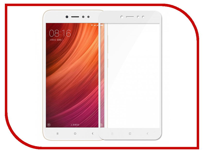 

Аксессуар Стекло защитное Xiaomi Redmi Note 5A Prime Krutoff Full Screen White 02530