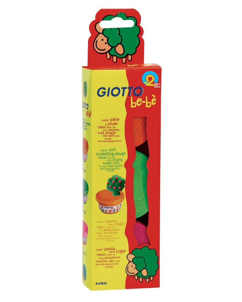 

Набор для лепки Giotto Be-Be Super Modelling Dough Паста для моделирования 3 цвета 462502, Be-Be Super Modelling Dough 462502