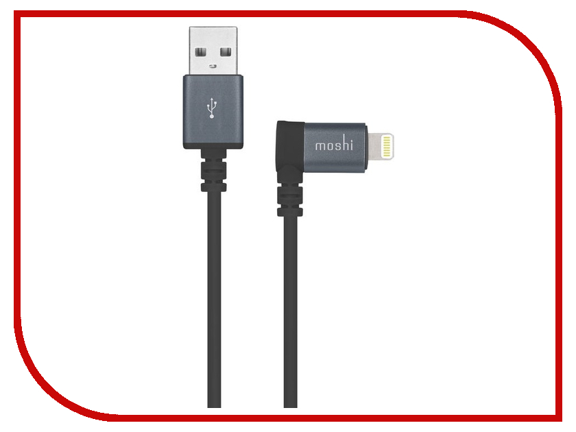 

Аксессуар Moshi Lightning to USB Cable Black 1.5m 99MO023043