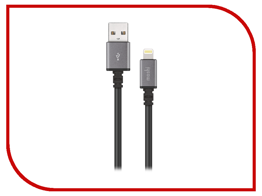 

Аксессуар Moshi USB to Lightning Black 3m 99MO023046