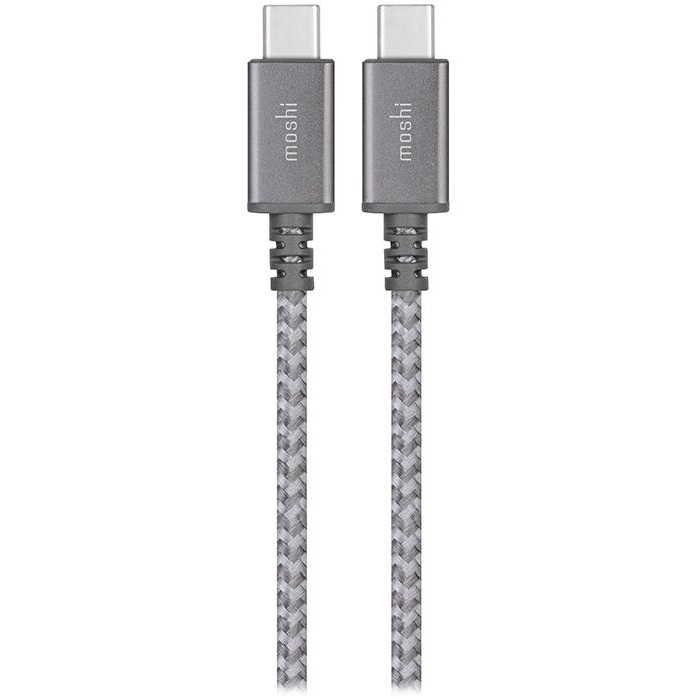 фото Аксессуар Moshi Integra USB-C to USB-C Titanium Gray 2m 99MO084212