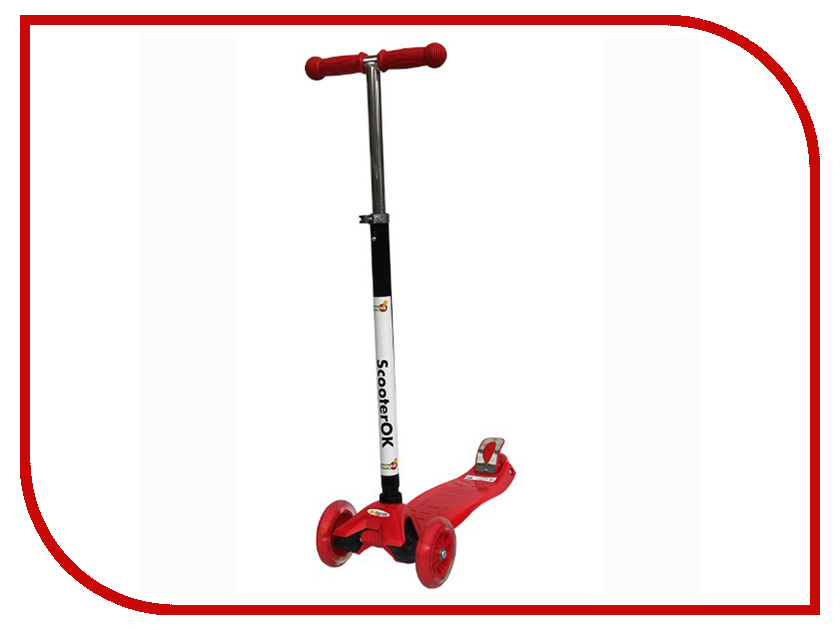 

Самокат BabyHit ScooterOK Plus Red