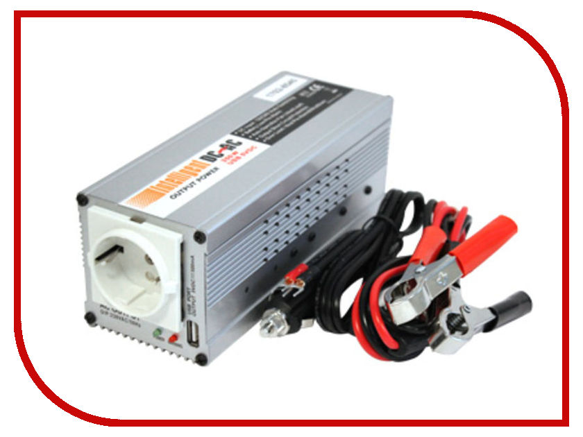 

Автоинвертор Intelligent 12-24В 350Вт + USB 1702-8545