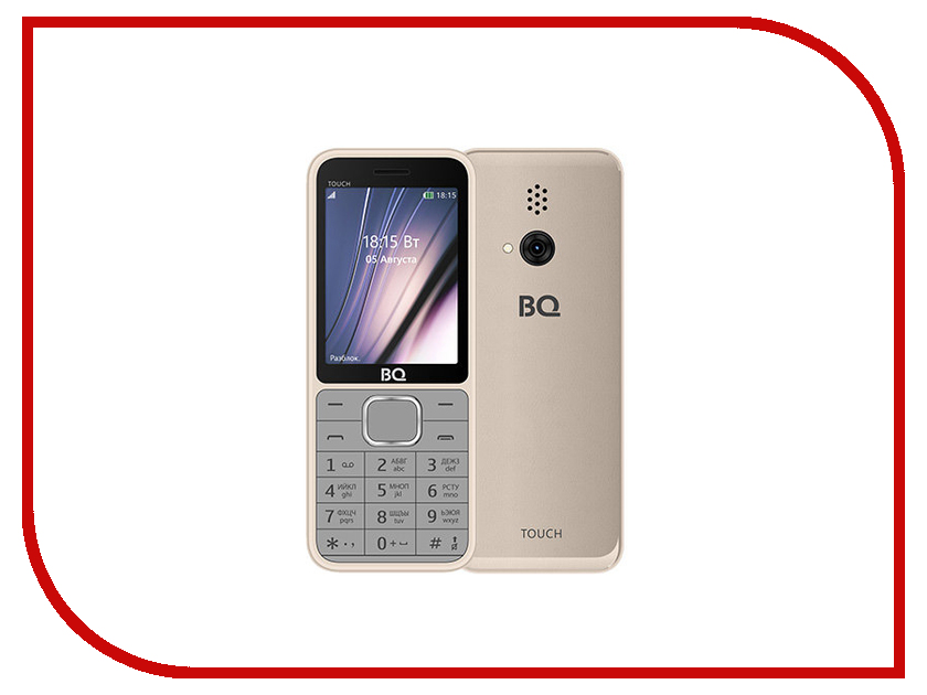 

Сотовый телефон BQ 2429 Touch Gold