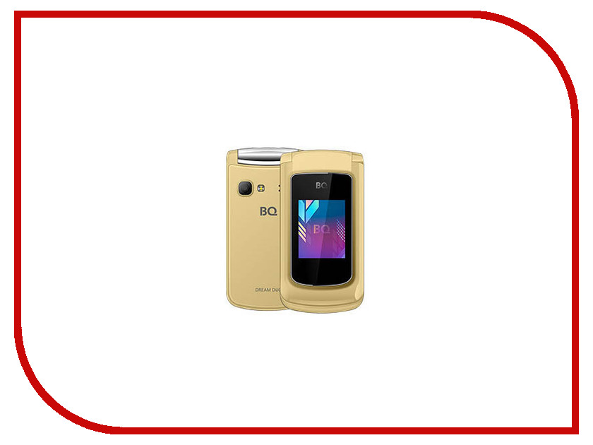 

Сотовый телефон BQ 2433 Dream Duo Gold, 2433 Dream Duo