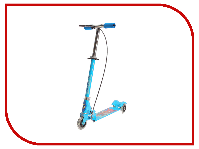 

Самокат Graffiti Korsar Light Blue 2884988