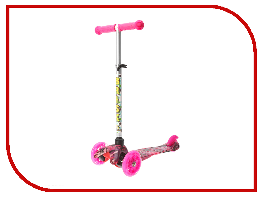 

Самокат Graffiti Brisk TK02W Pink 2884960