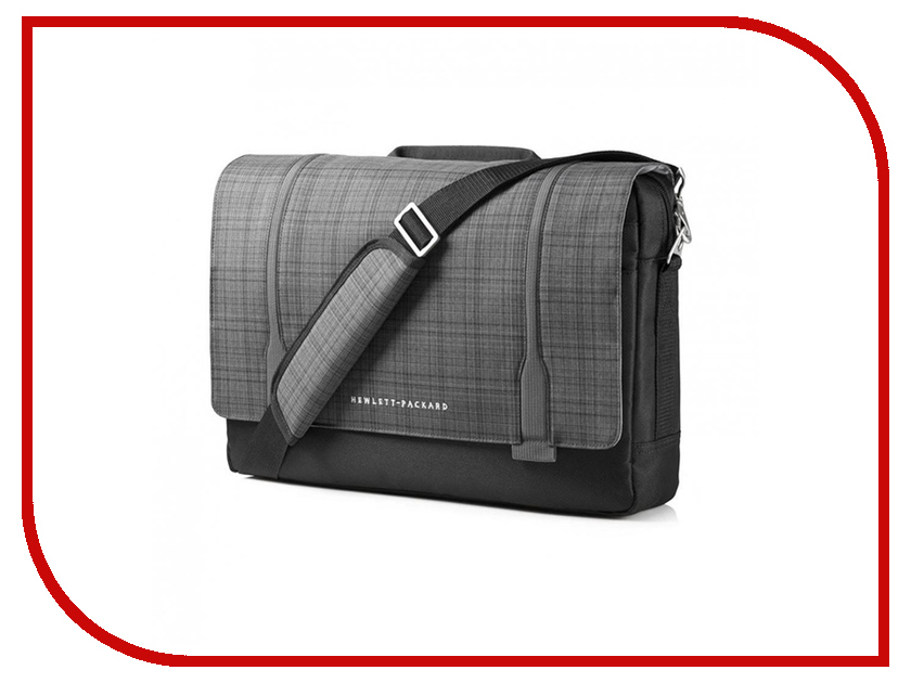 

Аксессуар Сумка 15.6 HP Case Slim Ultrabook Messenger Black-Grey F3W14AA