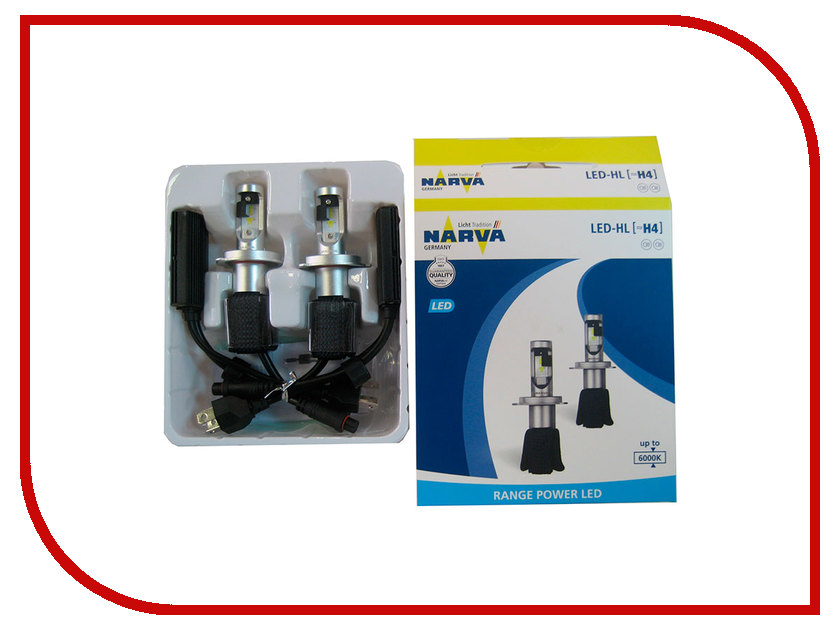 

Лампа NARVA Range Power LED H4 16W 12V 18004 (2 штуки)