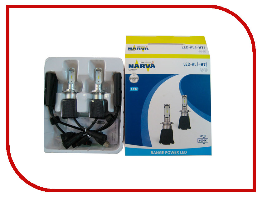 фото Лампа NARVA Range Power LED H7 16W 12V 18005 (2 штуки)