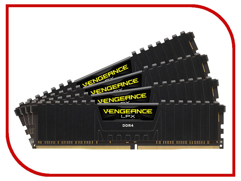 

Модуль памяти Corsair Vengeance LPX DDR4 DIMM 3000MHz PC4-24000 CL16 - 32Gb KIT (4x8Gb) CMK32GX4M4C3000C16