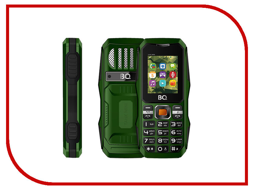 

Сотовый телефон BQ BQ-1842 Tank Mini Dark Green, BQ-1842 Tank Mini