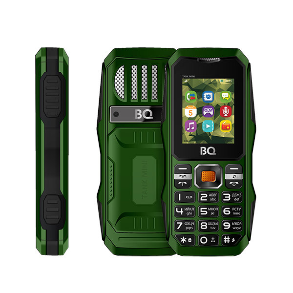 Сотовый телефон BQ 1842 Tank mini Dark Green сотовый телефон f s350 dark grey
