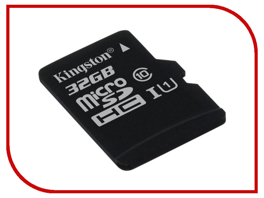 фото Карта памяти 32Gb - Kingston MicroSDHC Class 10 UHS-I U1 Canvas Select SDCS/32GBSP