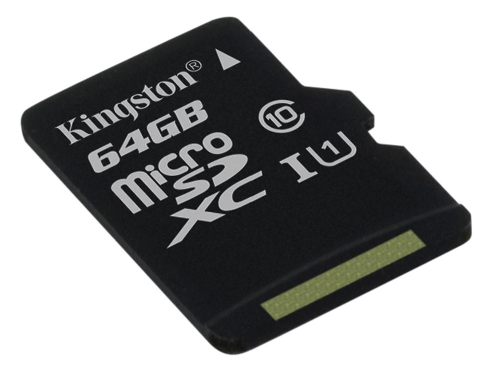 

Карта памяти 64Gb - Kingston MicroSDHC Class 10 UHS-I U1 Canvas Select SDCS/64GBSP, SDCS/64GBSP