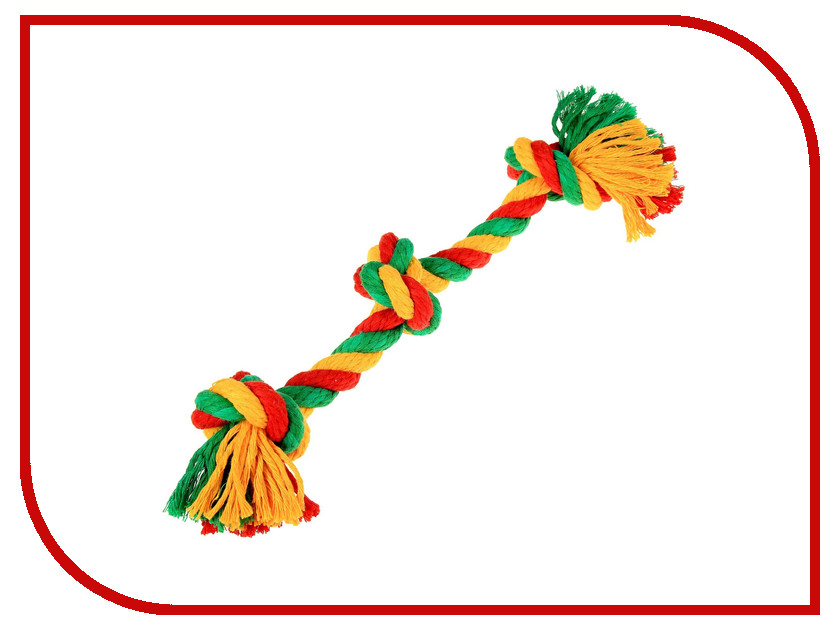

Канатный грейфер Doglike 3 узла большой Yellow-Green-Red