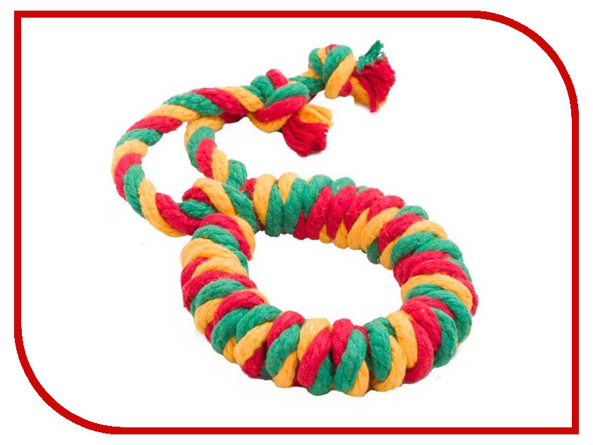 

Кольцо канатное Doglike Большое Yellow-Green-Red