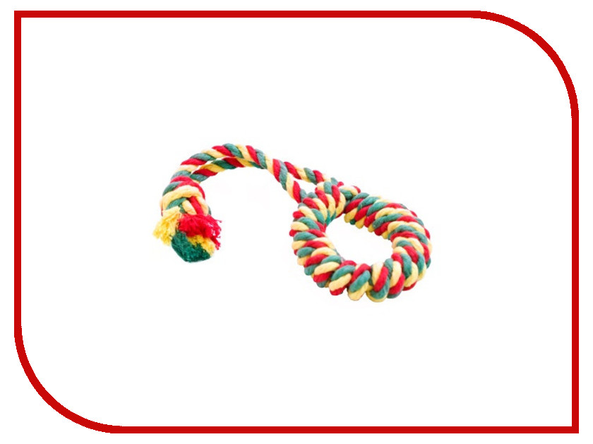 

Кольцо канатное Doglike Малое Yellow-Green-Red
