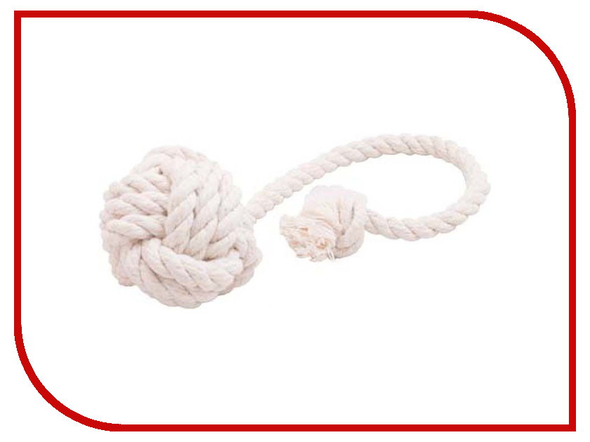 

Мяч канатный Doglike Средний White