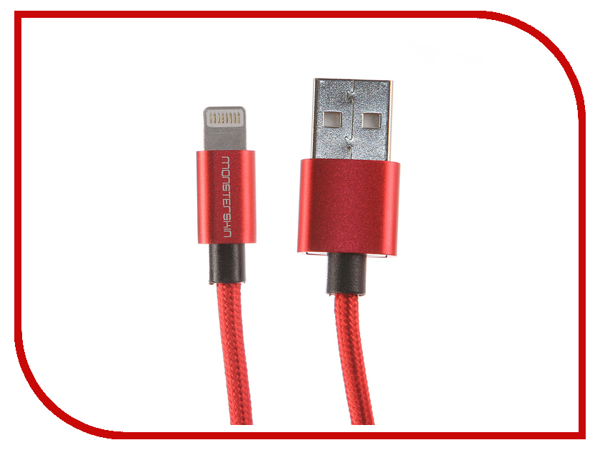 

Аксессуар Monsterskin MS Flash USB - Lightning 1.0m Rad