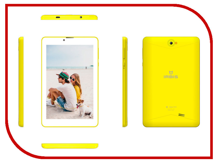 

Планшет Irbis TZ753Y Yellow (SC7731G 1.3 GHz/1024Mb/16Gb/3G/Wi-Fi/Bluetooth/GPS/Cam/7.0/1280x800/Android)
