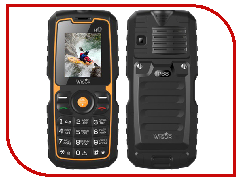 

Сотовый телефон Wigor H0 DS Black, H0 DS