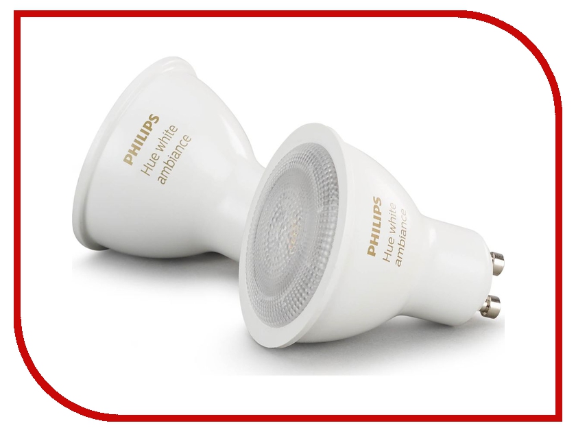 

Лампочка Philips Hue White Ambiance GU10 (2шт)