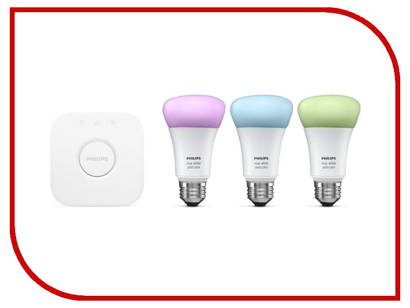 

Лампочка Philips Hue White And Color Ambiance E27 Starter Kit - Gen 3 With Richer Colors